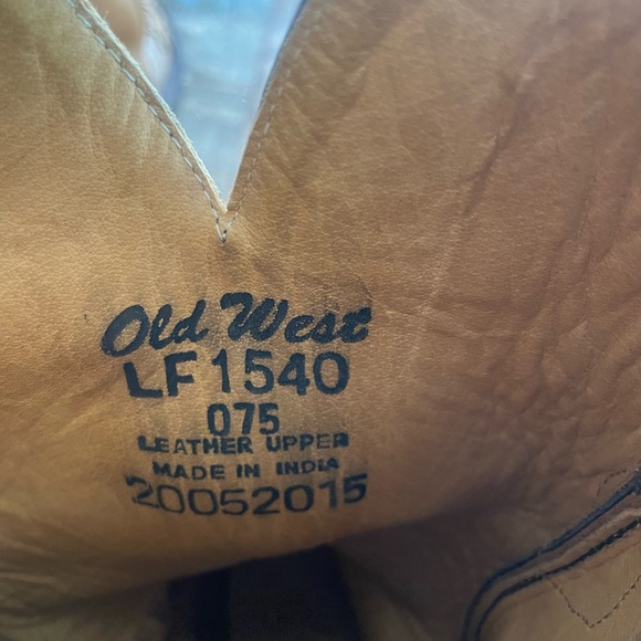 Cavendars old West leather cowgirl boot size 7.5 - Picture 7 of 8